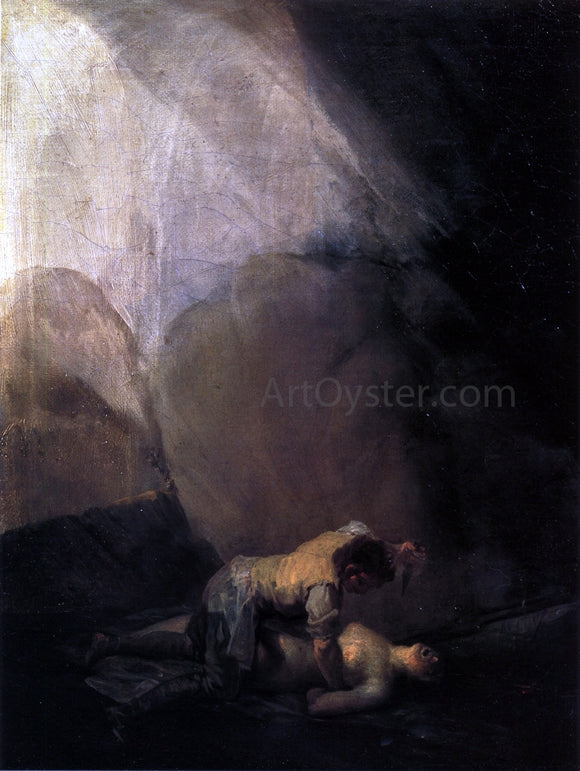  Francisco Jose de Goya Y Lucientes Brigand Murdering a Woman - Canvas Art Print