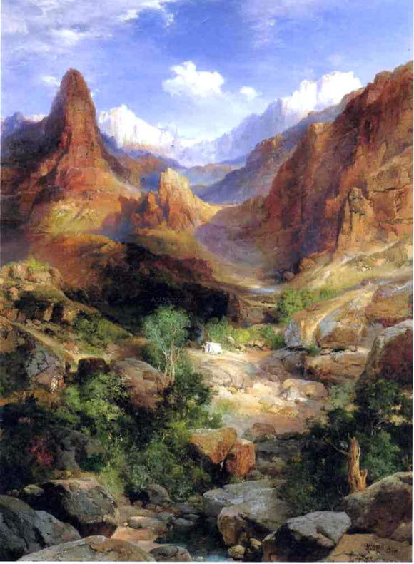  Thomas Moran Bright Angel Trail - Canvas Art Print