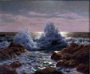  Ivan Fedorovich Choultse Brisants (Mediterranee) - Canvas Art Print