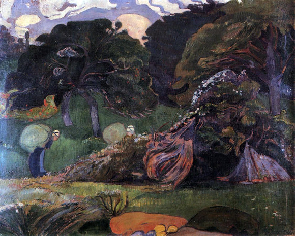  Paul Gauguin Brittany Landscape - Canvas Art Print