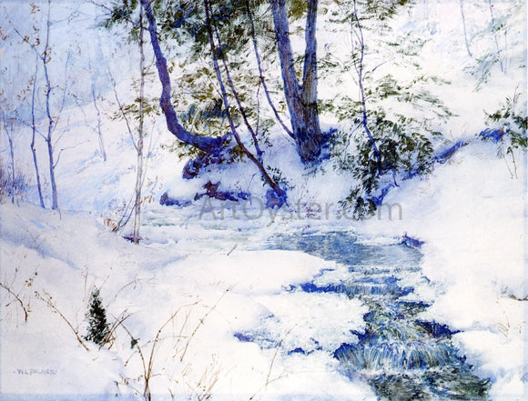  Walter Launt Palmer Brook in Winter - Canvas Art Print