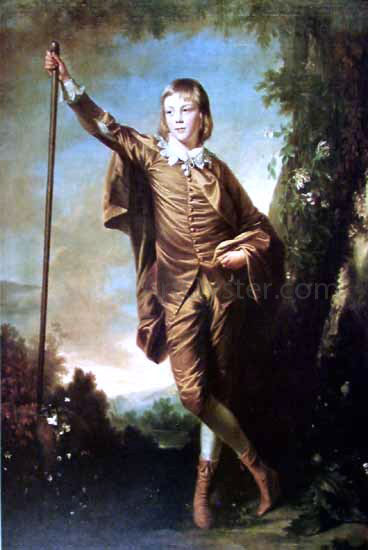  Sir Joshua Reynolds Brown Boy - Canvas Art Print