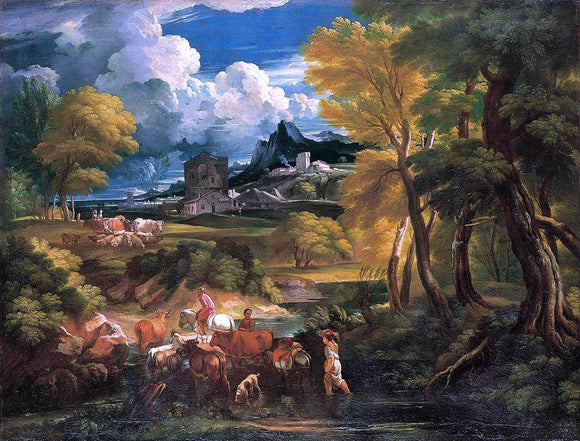  The Younger Pieter Mulier Bucolic Landscape - Canvas Art Print