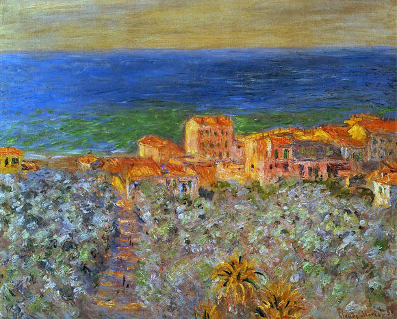  Claude Oscar Monet Burgo Marina at Bordighera - Canvas Art Print