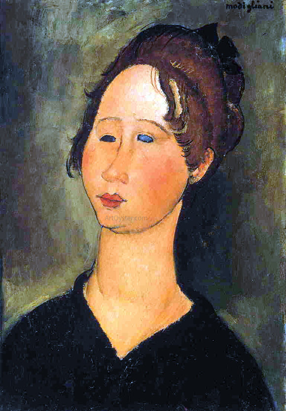  Amedeo Modigliani A Burgundian Woman - Canvas Art Print
