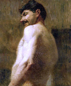  Henri De Toulouse-Lautrec Bust of a Nude Man - Canvas Art Print