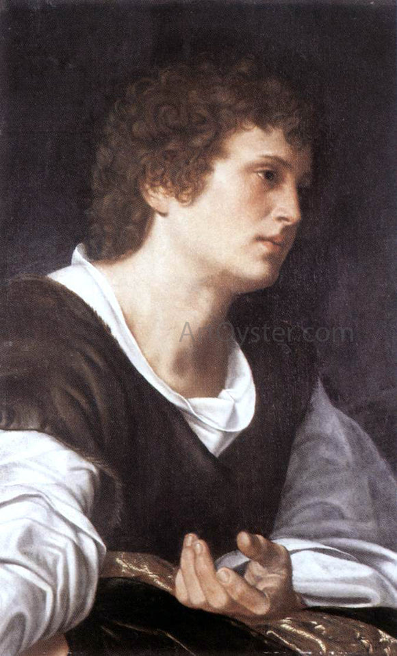  Giovanni Girolamo Savoldo Bust of a Youth - Canvas Art Print