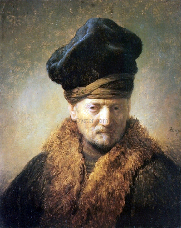  Rembrandt Van Rijn Bust of an Old Man - Canvas Art Print