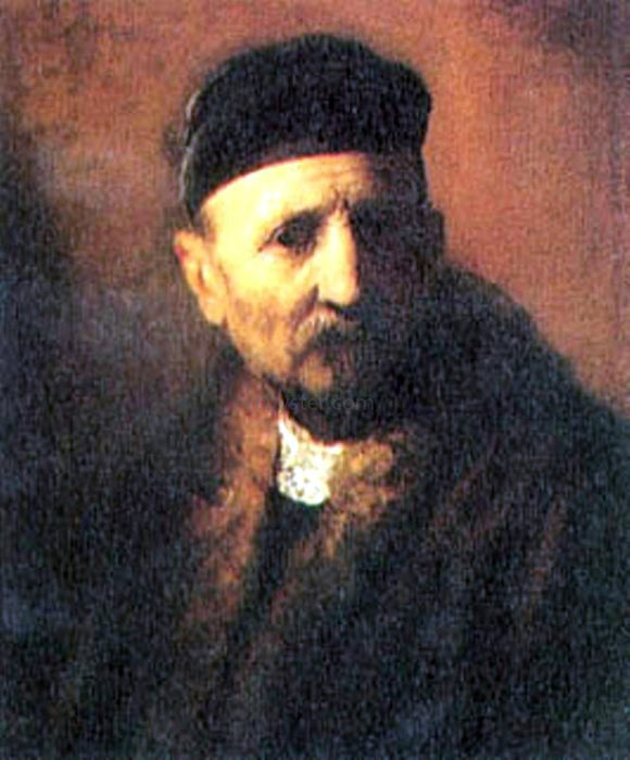  Rembrandt Van Rijn Bust of an Old Man with a Beret - Canvas Art Print