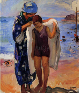  Henri Lebasque By the Beach - Canvas Art Print