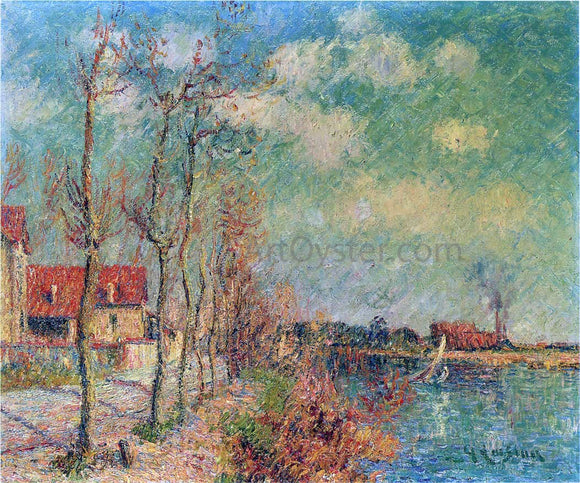  Gustave Loiseau By the Oise River - Canvas Art Print