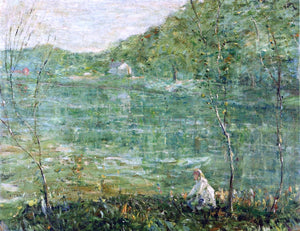  Ernest Lawson By the River - Canvas Art Print