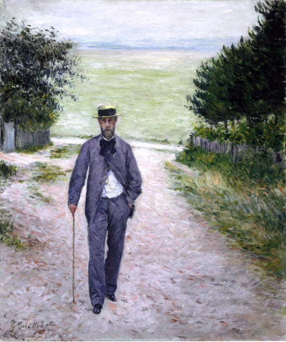  Gustave Caillebotte by the Sea - Canvas Art Print