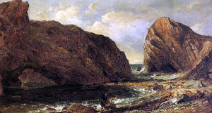  Jasper Francis Cropsey By the Sea, Lulworth - Canvas Art Print