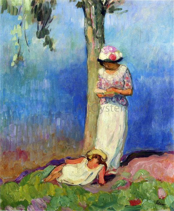  Henri Lebasque By the Tree - Canvas Art Print