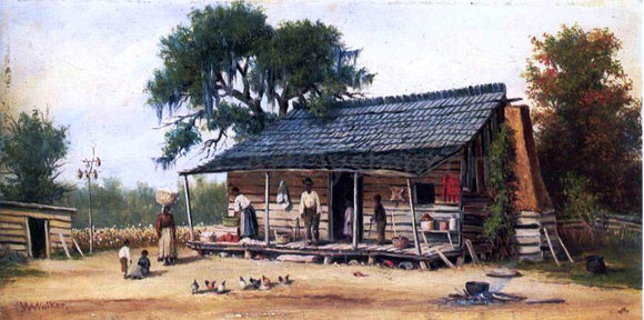  William Aiken Walker A Cabin - Canvas Art Print