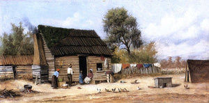  William Aiken Walker Cabin in the South - Canvas Art Print