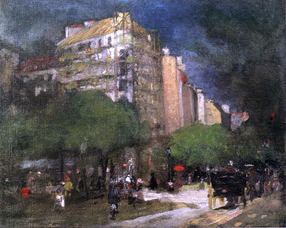  Robert Henri Cafe du Dome (also known as On the Boulevard Montparnasse) - Canvas Art Print
