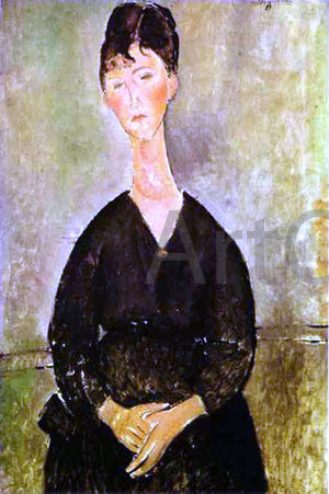  Amedeo Modigliani Cafe Singer - Canvas Art Print