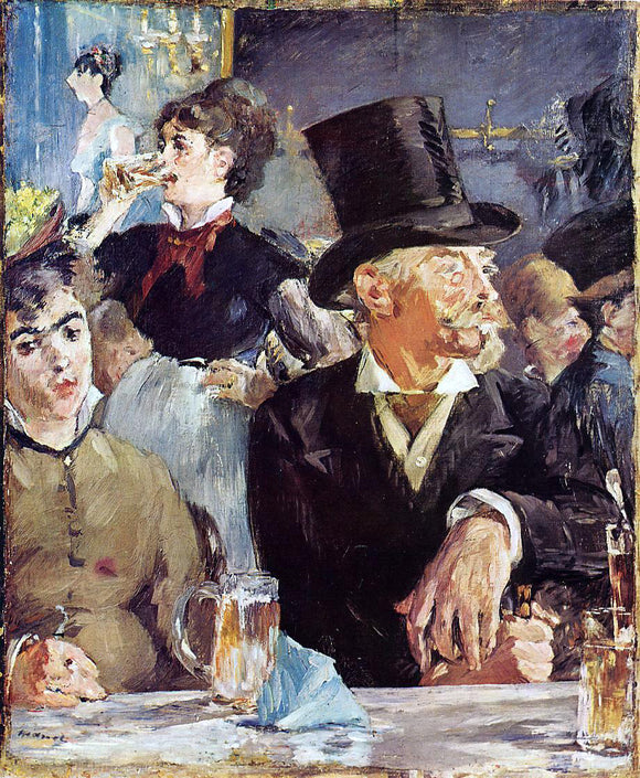  Edouard Manet Cafe-Concert - Canvas Art Print