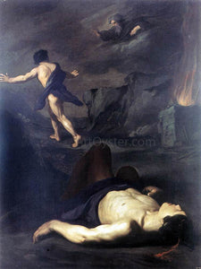  Pietro Novelli Cain and Abel - Canvas Art Print
