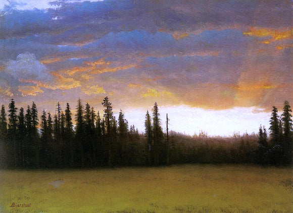  Albert Bierstadt California Sunset - Canvas Art Print