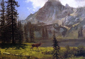  Albert Bierstadt Call of the Wild - Canvas Art Print