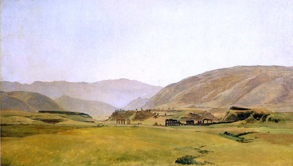  Johann Martin Von Rohden Campagna Landscape - Canvas Art Print