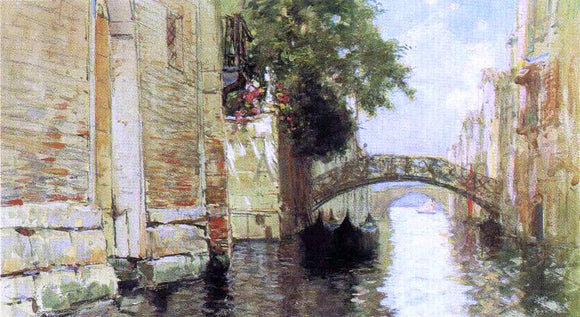  Francis Hopkinson Smith Canal in Venice - Canvas Art Print