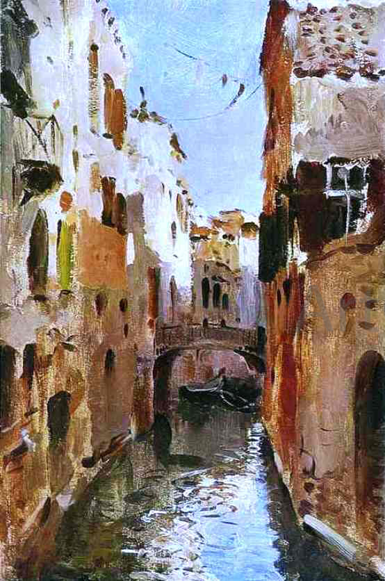  Isaac Ilich Levitan A Canal in Venice, Sketch - Canvas Art Print
