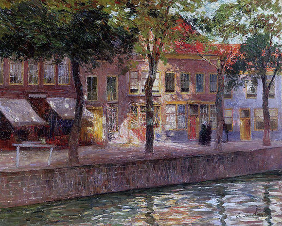  Emile Claus Canal in Zeeland - Canvas Art Print