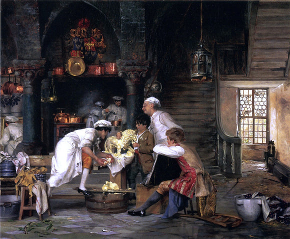  Pinckney Maricius-Simons Canova, the Boy Sculptor - Canvas Art Print