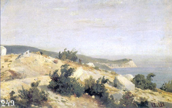  Ivan Ivanovich Shishkin Cape Ay-Todor, Crimea (etude) - Canvas Art Print