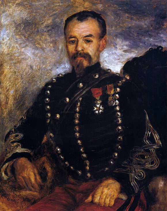 Pierre Auguste Renoir Captain Edouard Bernier - Canvas Art Print