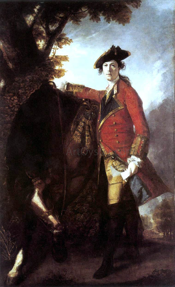  Sir Joshua Reynolds Captain Robert Orme - Canvas Art Print
