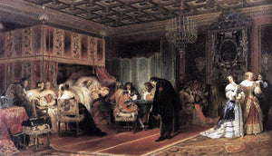  Paul Delaroche Cardinal Mazarin's Last Sickness - Canvas Art Print