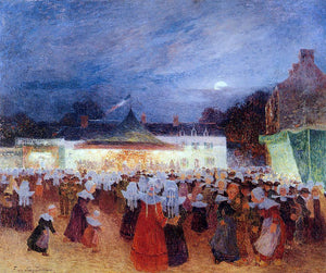  Ferdinand Du Puigaudeau Carnival at Night - Canvas Art Print