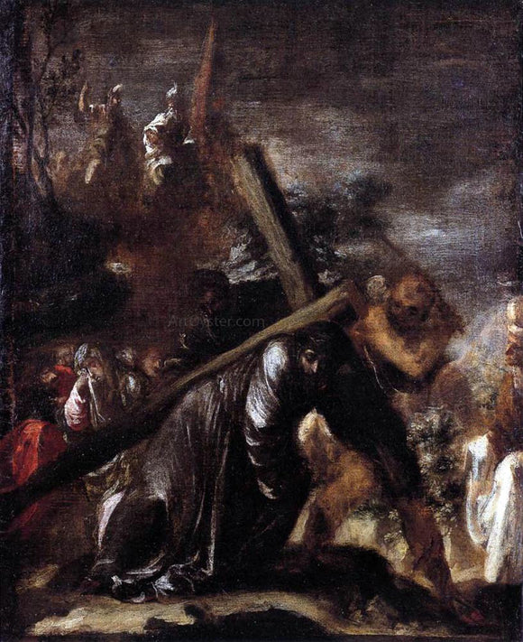  Juan De Valdes Leal Carrying the Cross - Canvas Art Print