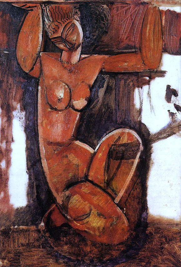  Amedeo Modigliani Caryatid - Canvas Art Print