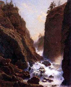  William Stanley Haseltine Cascade - Canvas Art Print