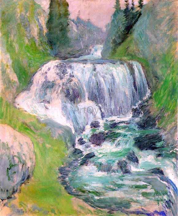  John Twachtman Cascades - Canvas Art Print