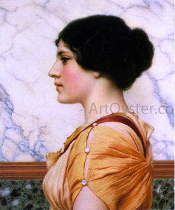  John William Godward Cassotis - Canvas Art Print