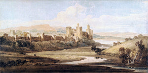  Thomas Girtin Castle Conway from the River Gyffin - Canvas Art Print