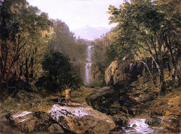  John Frederick Kensett Catskill Mountain Scenery - Canvas Art Print
