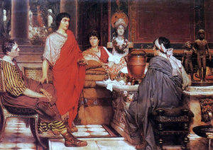  Sir Lawrence Alma-Tadema Catullus at Lesbia's - Canvas Art Print