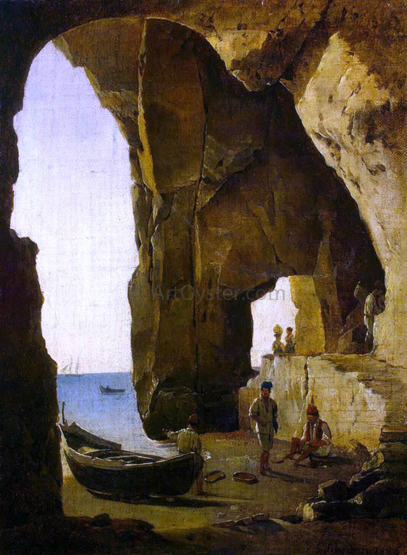  Silvester Fedosyevich Shchedrin Cave in Sorrento - Canvas Art Print
