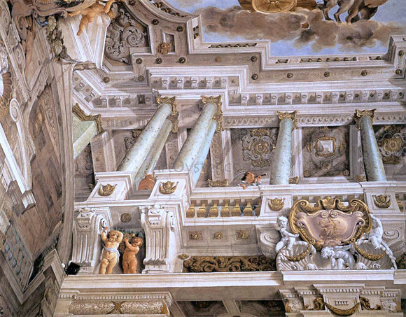  Agostino Mitelli Ceiling Fresco (detail) - Canvas Art Print
