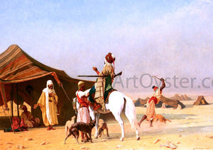  Gustave Rodolphe Boulanger C'est Un Emir - Canvas Art Print