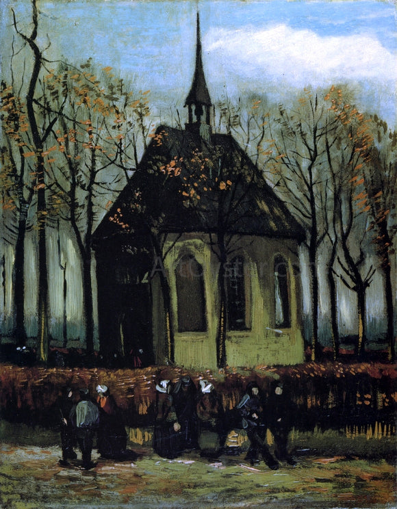  Vincent Van Gogh Chapel at Nuenen - Canvas Art Print