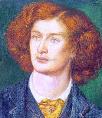 Dante Gabriel Rossetti Charles Algernon Swinburne - Canvas Art Print